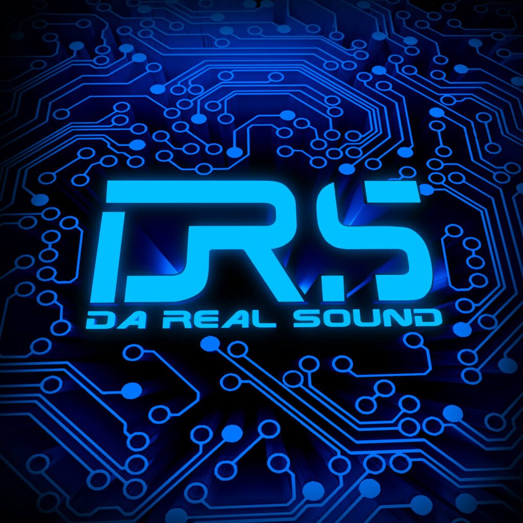DRS logo with background vignette